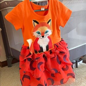 Mini Berni Orange Kids Dress